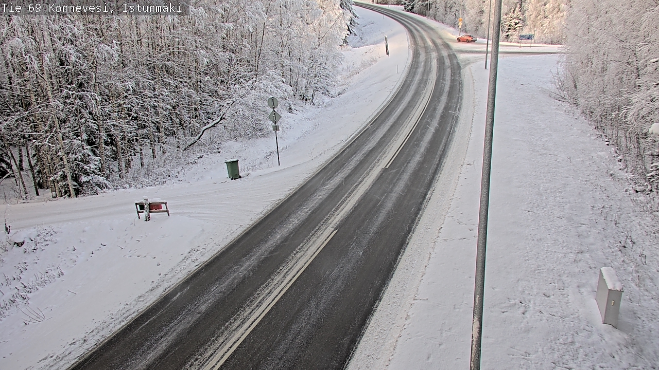 Weather Camera Image Road 69 Konnevesi, Istunmäki, Konnevesi, Keski-Suomi