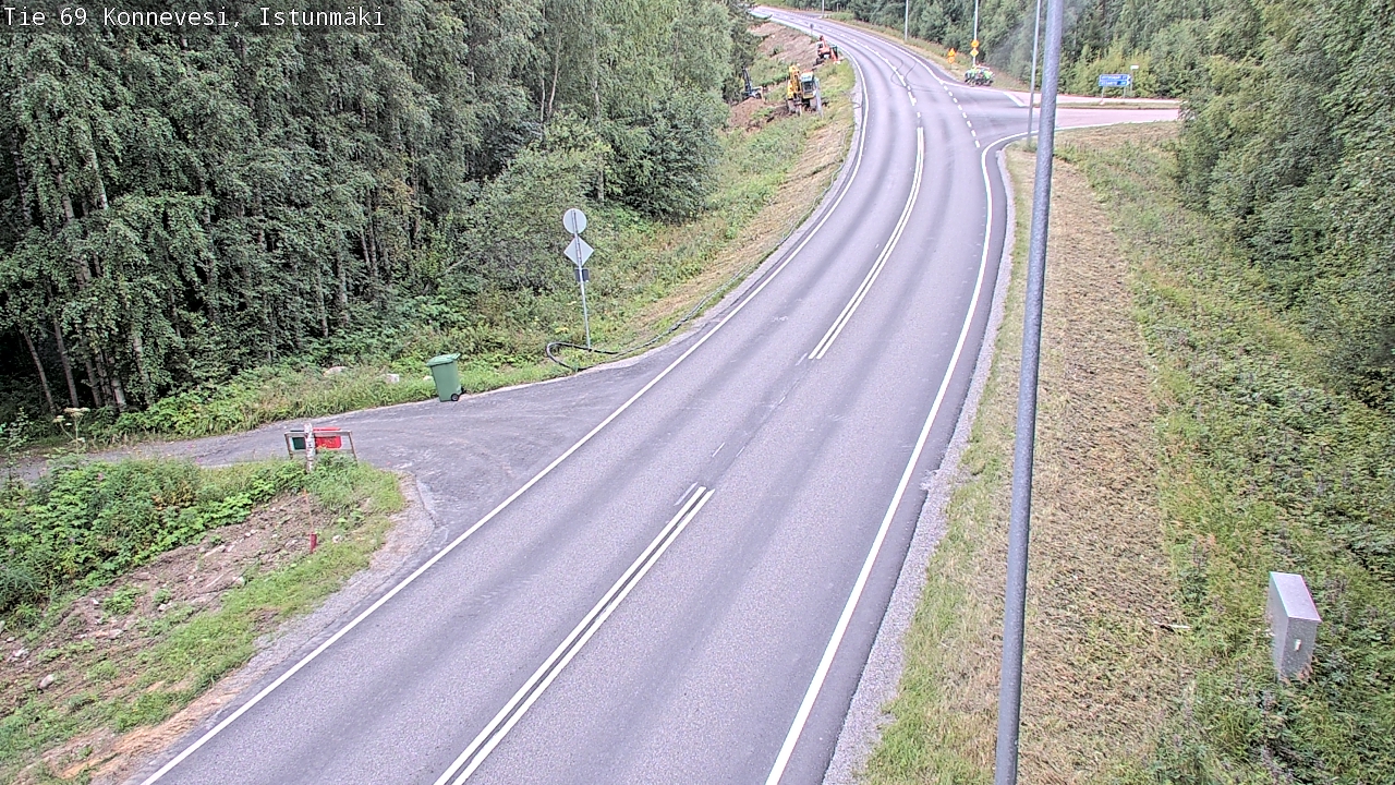Weather Camera Image Road 69 Konnevesi, Istunmäki, Konnevesi, Keski-Suomi