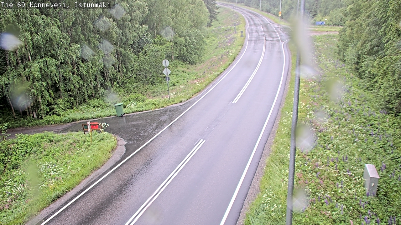 Weather Camera Image Road 69 Konnevesi, Istunmäki, Konnevesi, Keski-Suomi