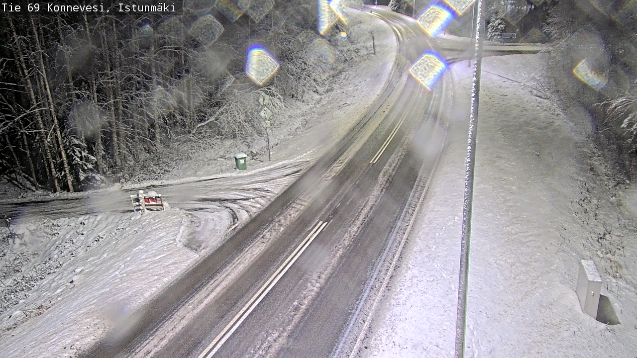 Weather Camera Image Väg 69 Konnevesi, Istunmäki, Konnevesi, Keski-Suomi