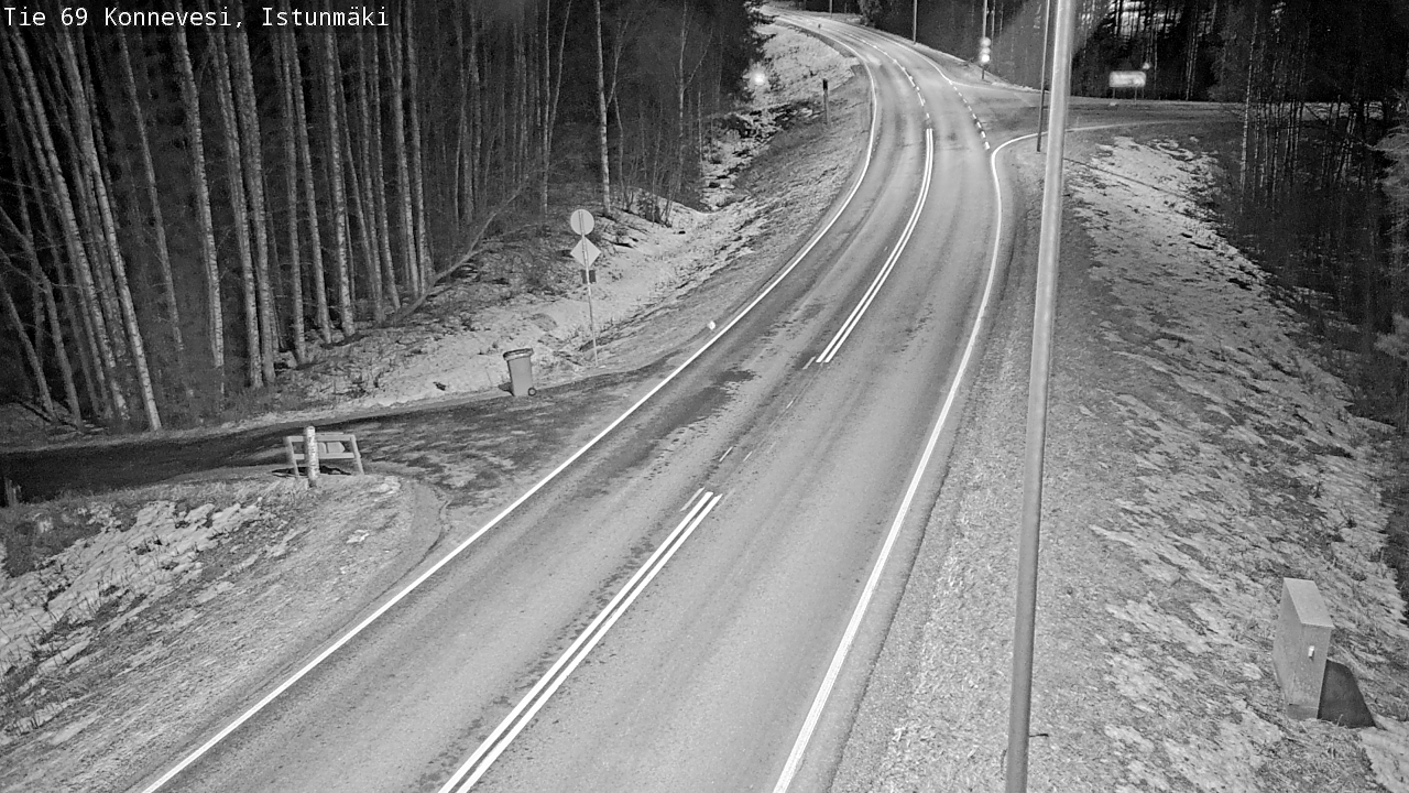 Weather Camera Image Väg 69 Konnevesi, Istunmäki, Konnevesi, Keski-Suomi