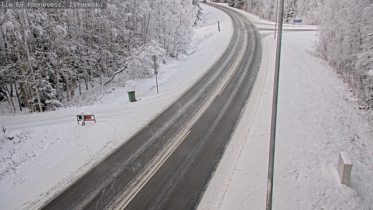 Weather Camera Image Road 69 Konnevesi, Istunmäki, Konnevesi, Keski-Suomi