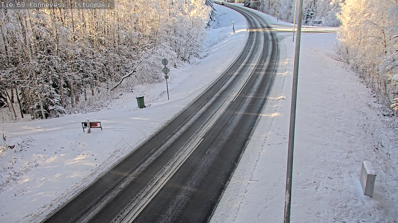 Weather Camera Image Road 69 Konnevesi, Istunmäki, Konnevesi, Keski-Suomi