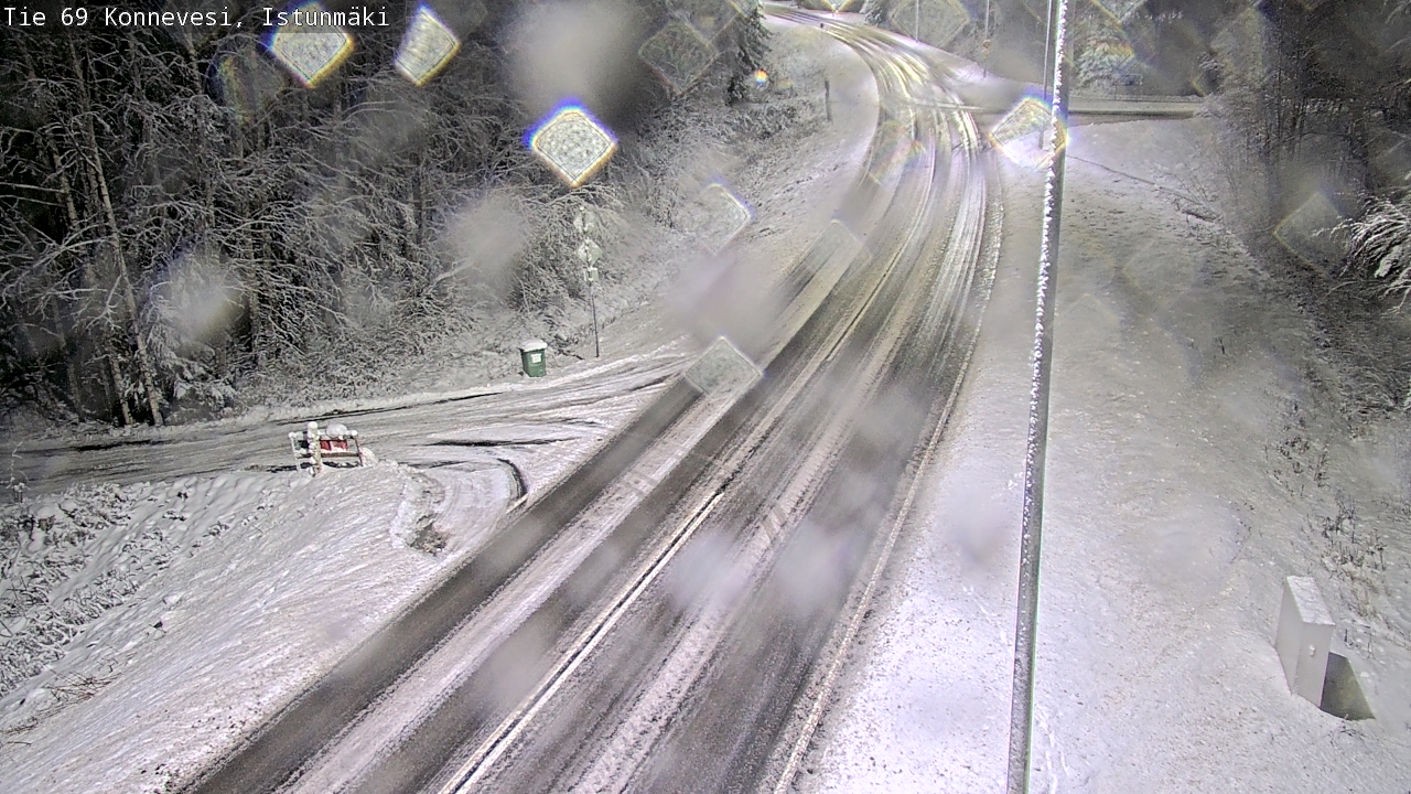 Weather Camera Image Väg 69 Konnevesi, Istunmäki, Konnevesi, Keski-Suomi