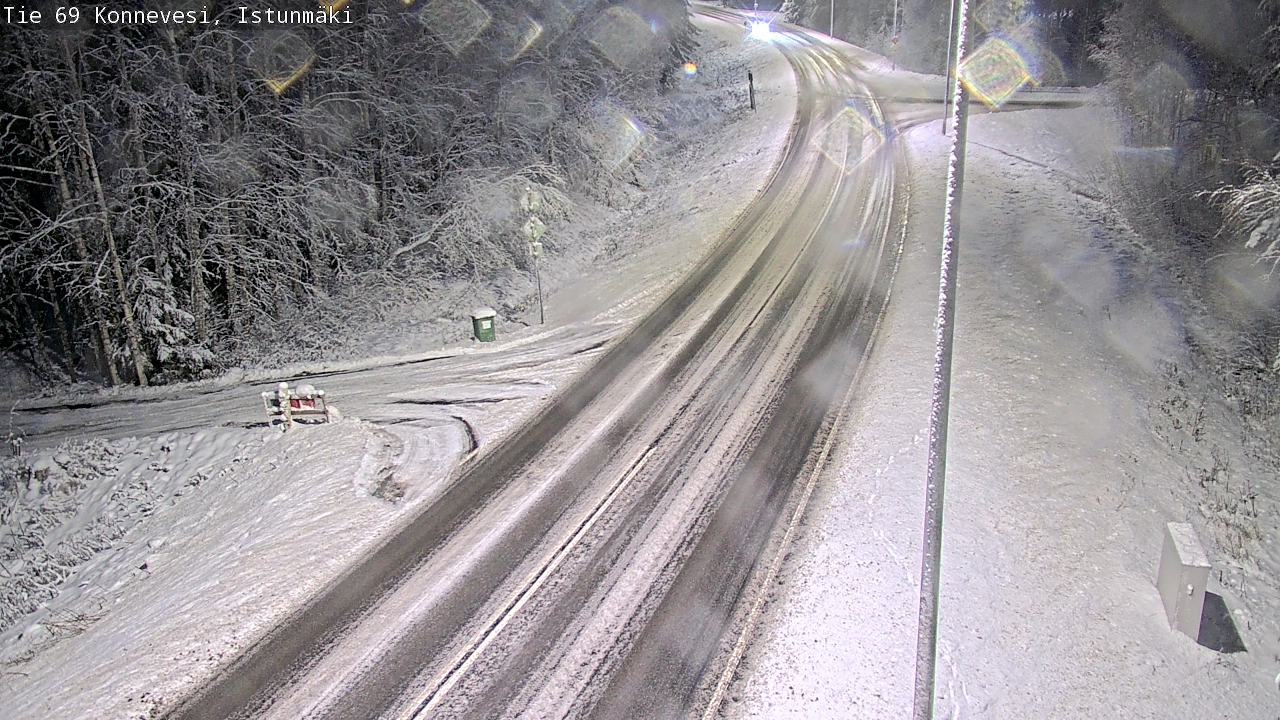 Weather Camera Image Väg 69 Konnevesi, Istunmäki, Konnevesi, Keski-Suomi