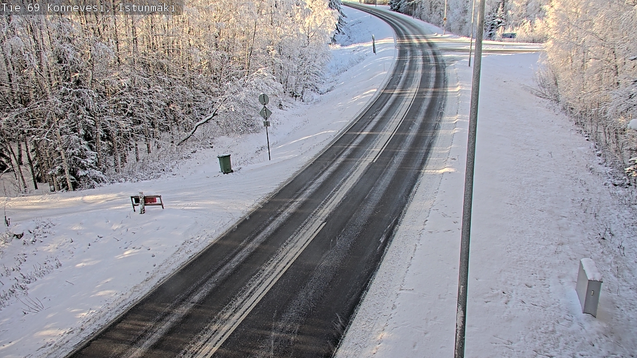 Weather Camera Image Road 69 Konnevesi, Istunmäki, Konnevesi, Keski-Suomi