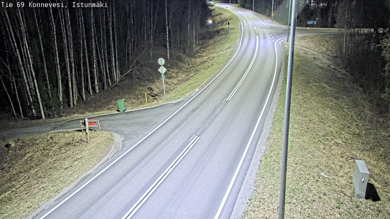 Weather Camera Image Väg 69 Konnevesi, Istunmäki, Konnevesi, Keski-Suomi