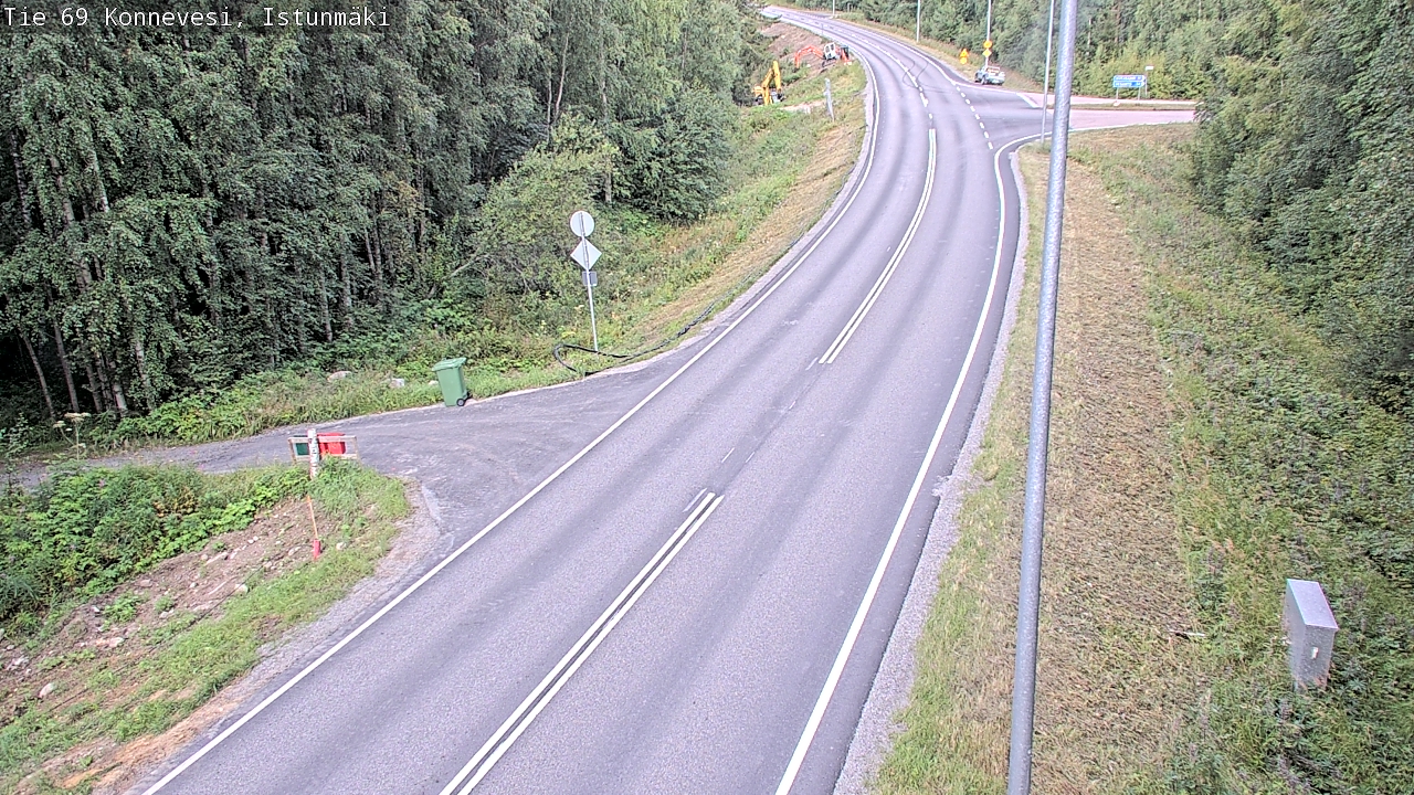 Weather Camera Image Road 69 Konnevesi, Istunmäki, Konnevesi, Keski-Suomi
