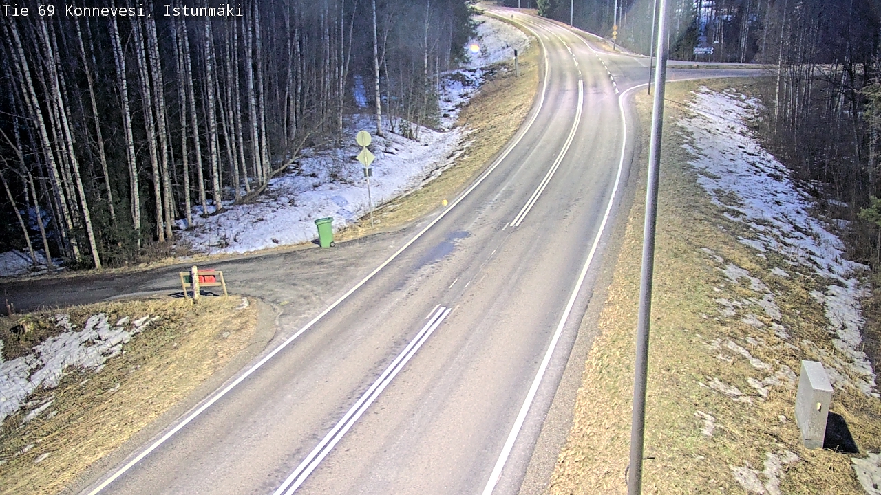 Weather Camera Image Road 69 Konnevesi, Istunmäki, Konnevesi, Keski-Suomi