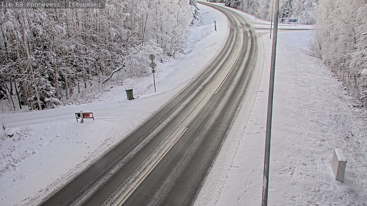 Weather Camera Image Road 69 Konnevesi, Istunmäki, Konnevesi, Keski-Suomi