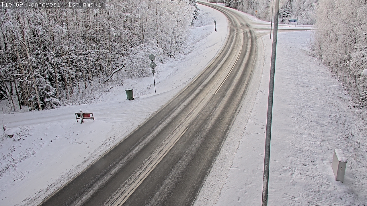 Weather Camera Image Road 69 Konnevesi, Istunmäki, Konnevesi, Keski-Suomi
