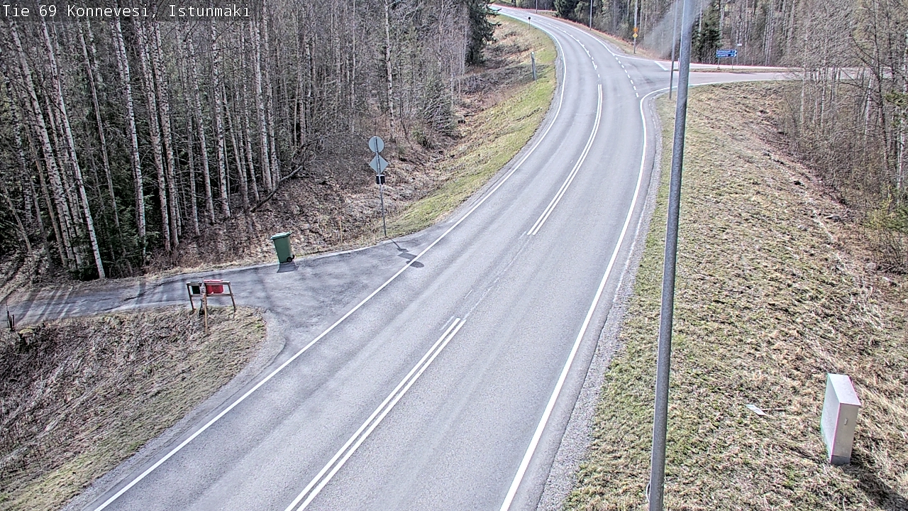 Weather Camera Image Väg 69 Konnevesi, Istunmäki, Konnevesi, Keski-Suomi
