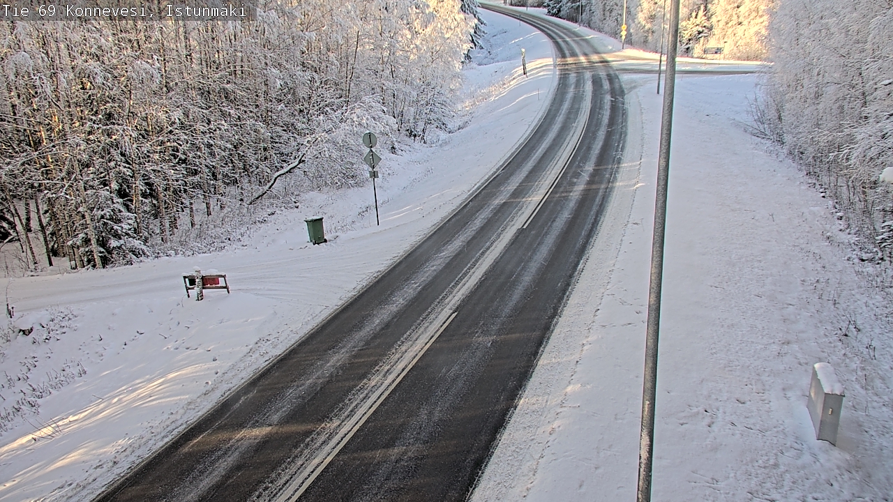 Weather Camera Image Road 69 Konnevesi, Istunmäki, Konnevesi, Keski-Suomi