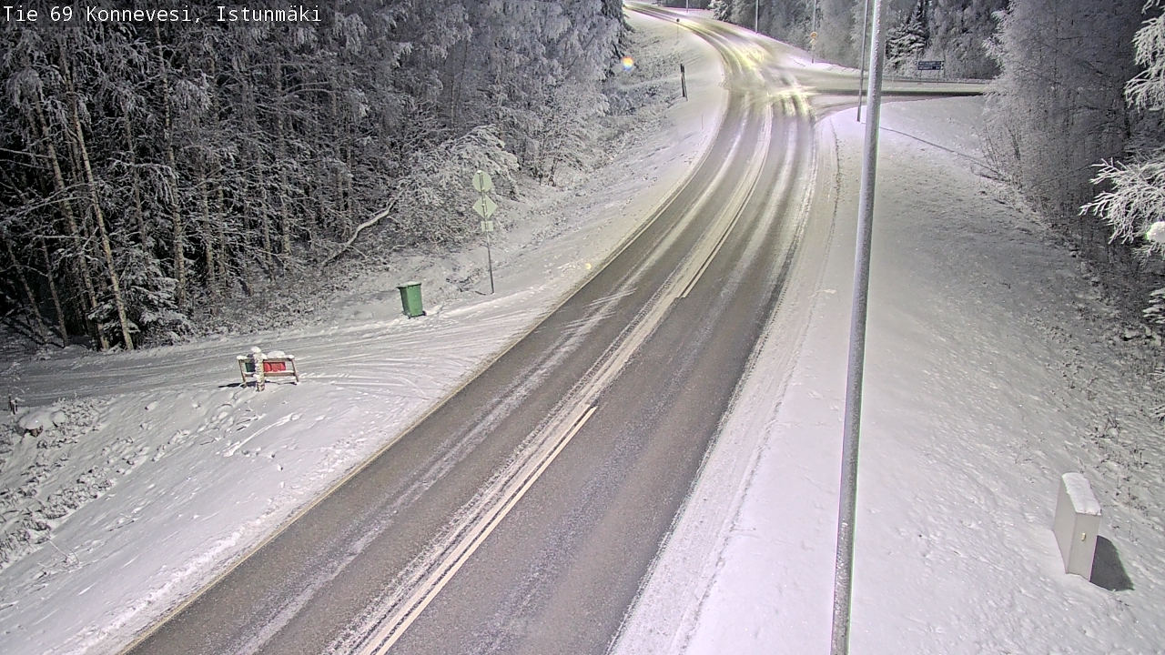 Weather Camera Image Road 69 Konnevesi, Istunmäki, Konnevesi, Keski-Suomi