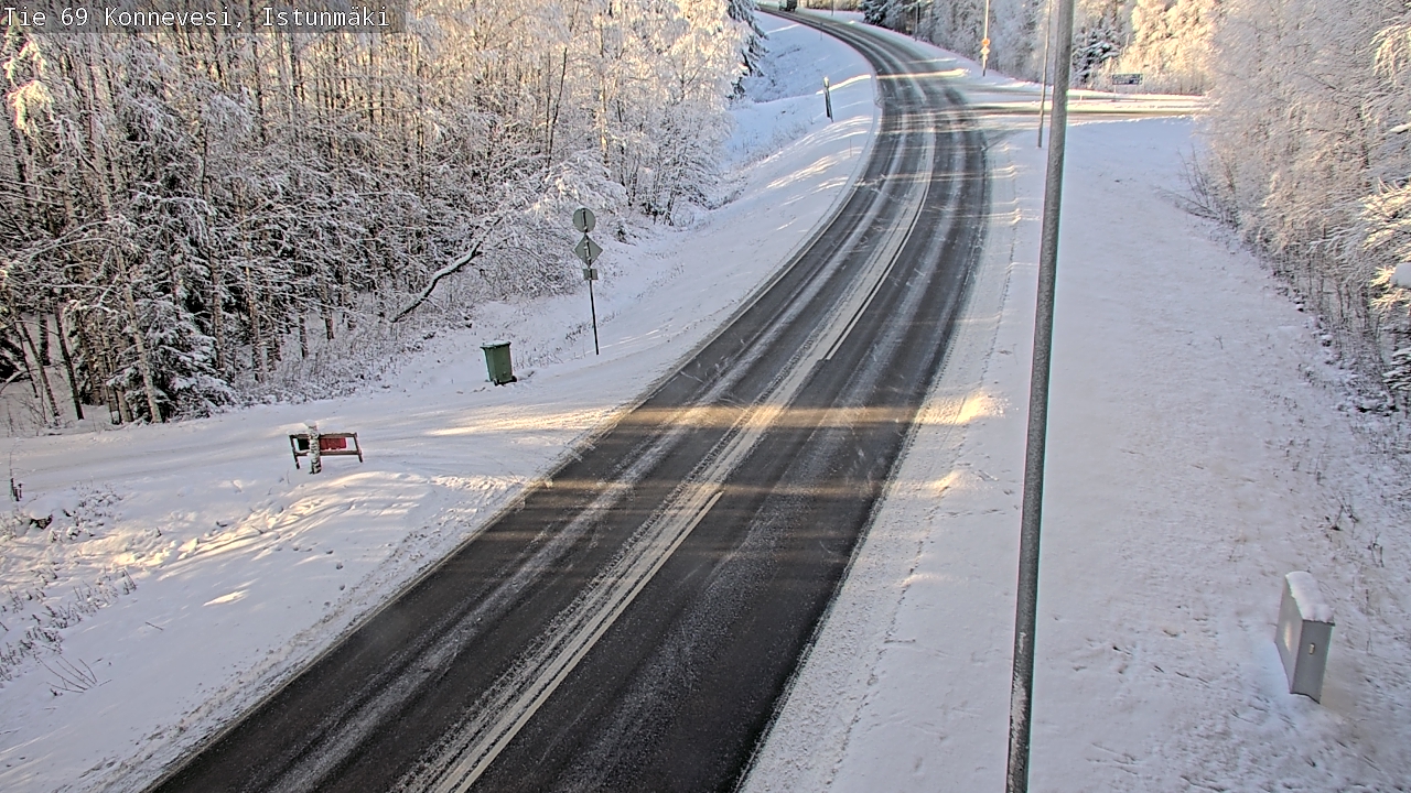 Weather Camera Image Road 69 Konnevesi, Istunmäki, Konnevesi, Keski-Suomi