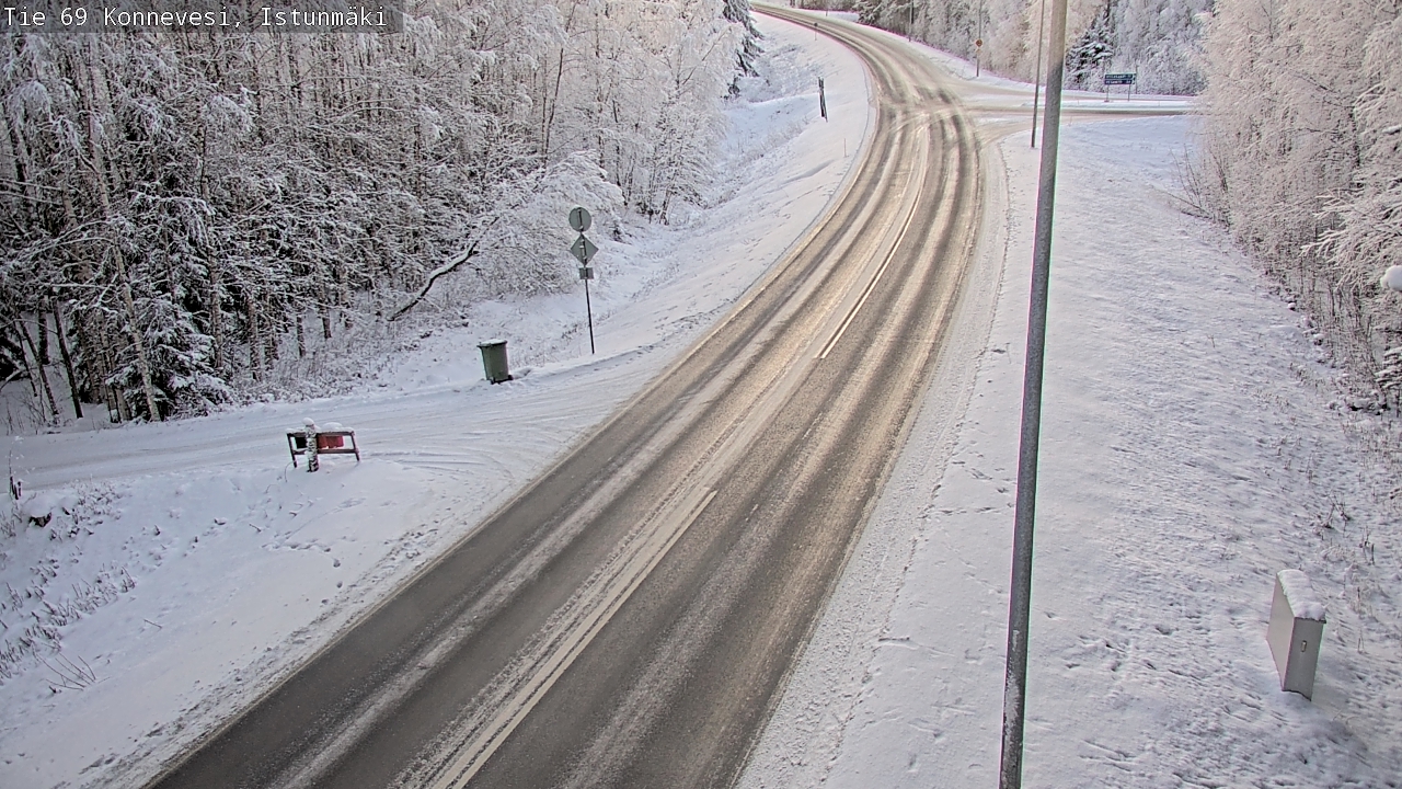 Weather Camera Image Road 69 Konnevesi, Istunmäki, Konnevesi, Keski-Suomi