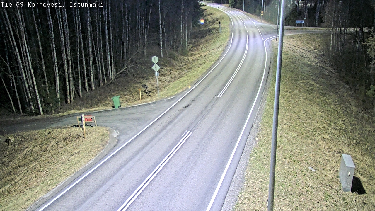Weather Camera Image Väg 69 Konnevesi, Istunmäki, Konnevesi, Keski-Suomi