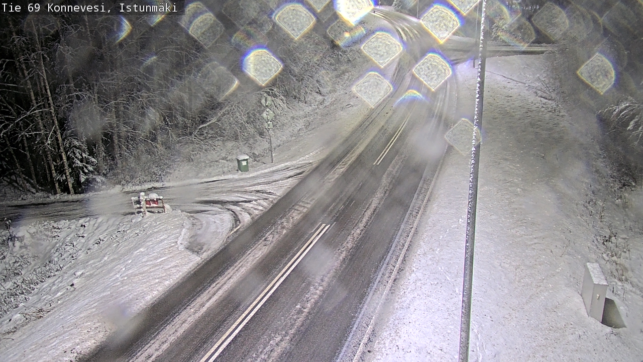 Weather Camera Image Väg 69 Konnevesi, Istunmäki, Konnevesi, Keski-Suomi