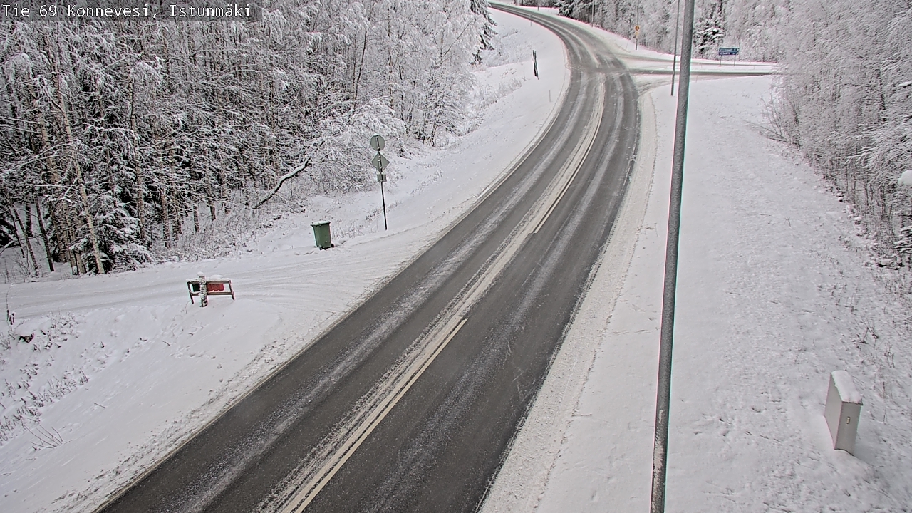 Weather Camera Image Road 69 Konnevesi, Istunmäki, Konnevesi, Keski-Suomi