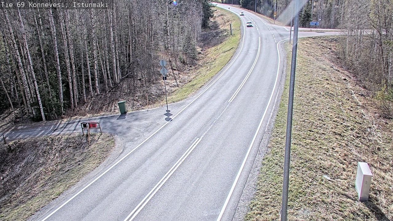 Weather Camera Image Väg 69 Konnevesi, Istunmäki, Konnevesi, Keski-Suomi