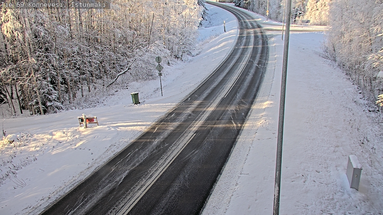Weather Camera Image Road 69 Konnevesi, Istunmäki, Konnevesi, Keski-Suomi