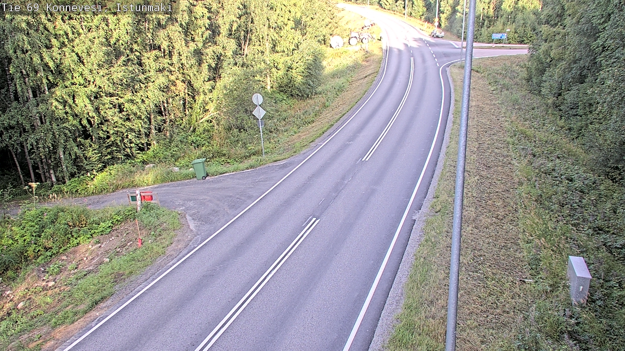 Weather Camera Image Road 69 Konnevesi, Istunmäki, Konnevesi, Keski-Suomi