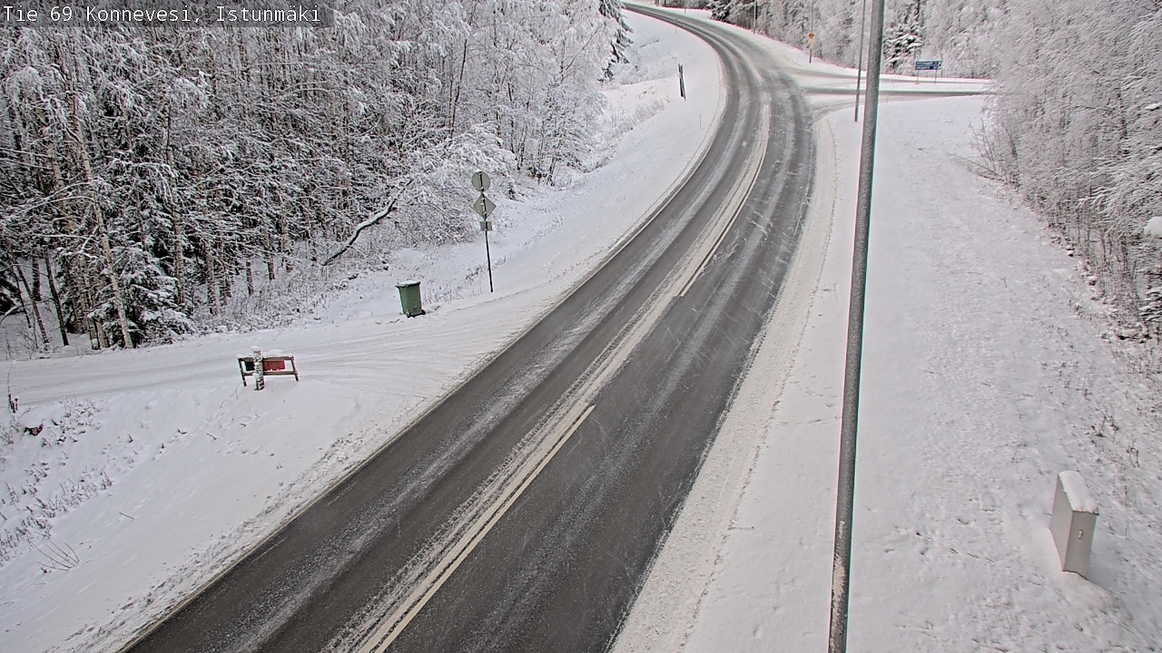 Weather Camera Image Road 69 Konnevesi, Istunmäki, Konnevesi, Keski-Suomi