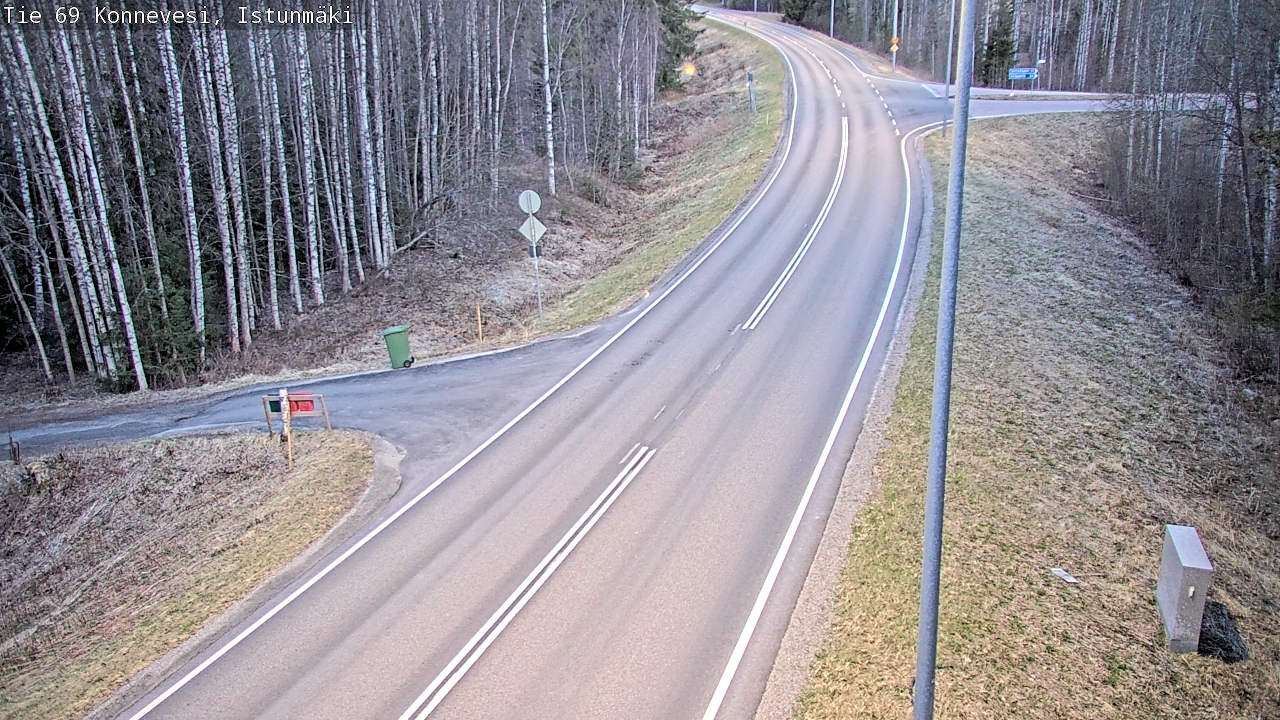 Weather Camera Image Road 69 Konnevesi, Istunmäki, Konnevesi, Keski-Suomi