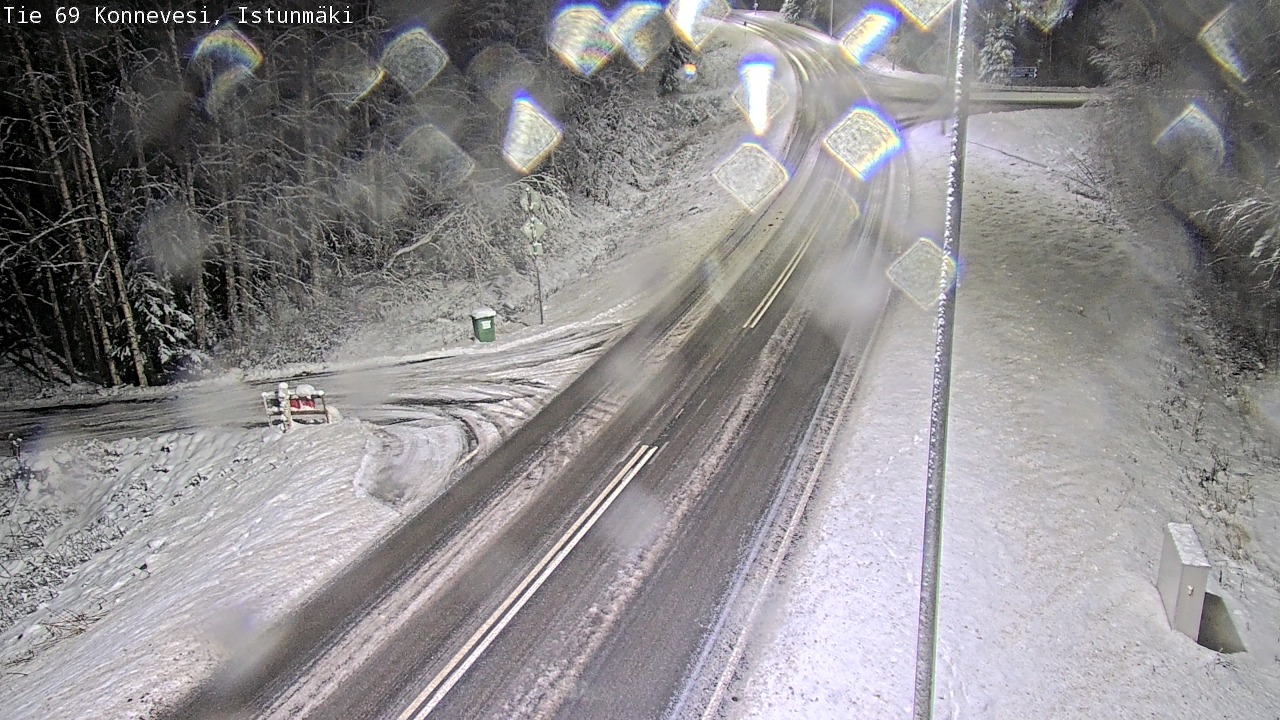 Weather Camera Image Väg 69 Konnevesi, Istunmäki, Konnevesi, Keski-Suomi