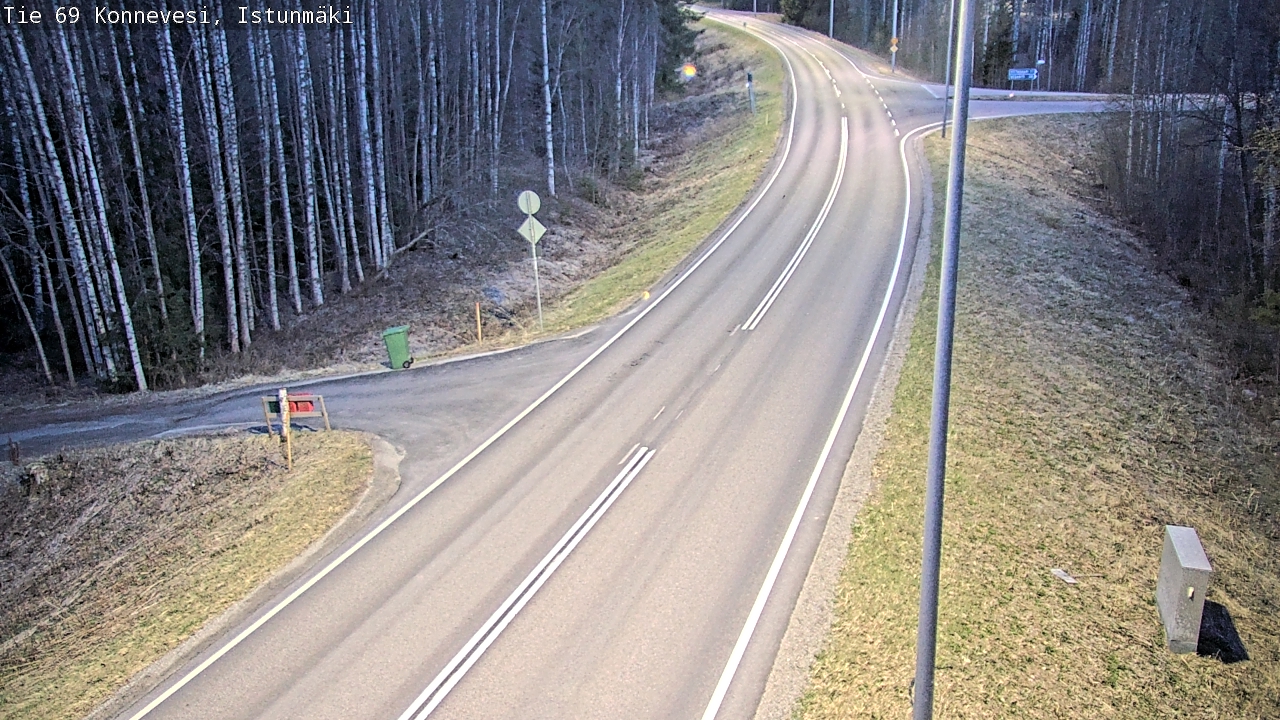 Weather Camera Image Road 69 Konnevesi, Istunmäki, Konnevesi, Keski-Suomi