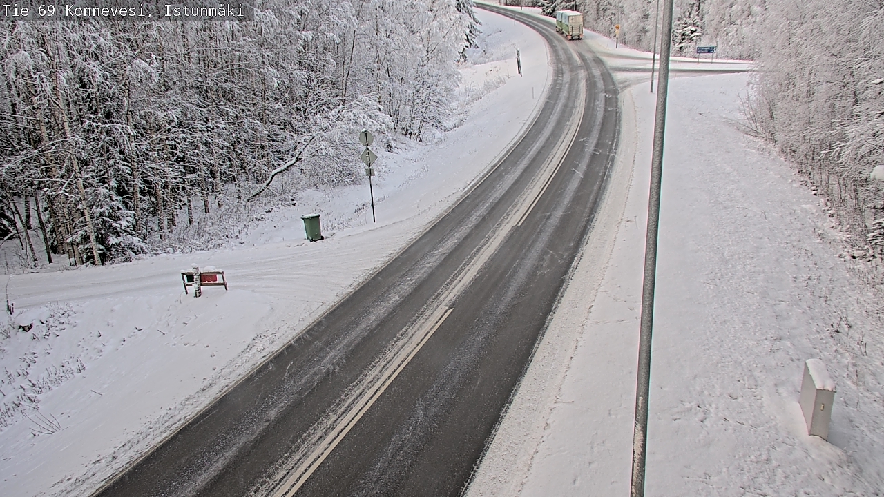 Weather Camera Image Road 69 Konnevesi, Istunmäki, Konnevesi, Keski-Suomi