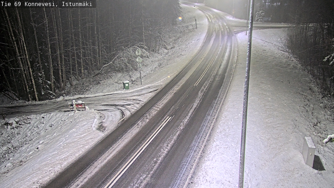 Weather Camera Image Väg 69 Konnevesi, Istunmäki, Konnevesi, Keski-Suomi