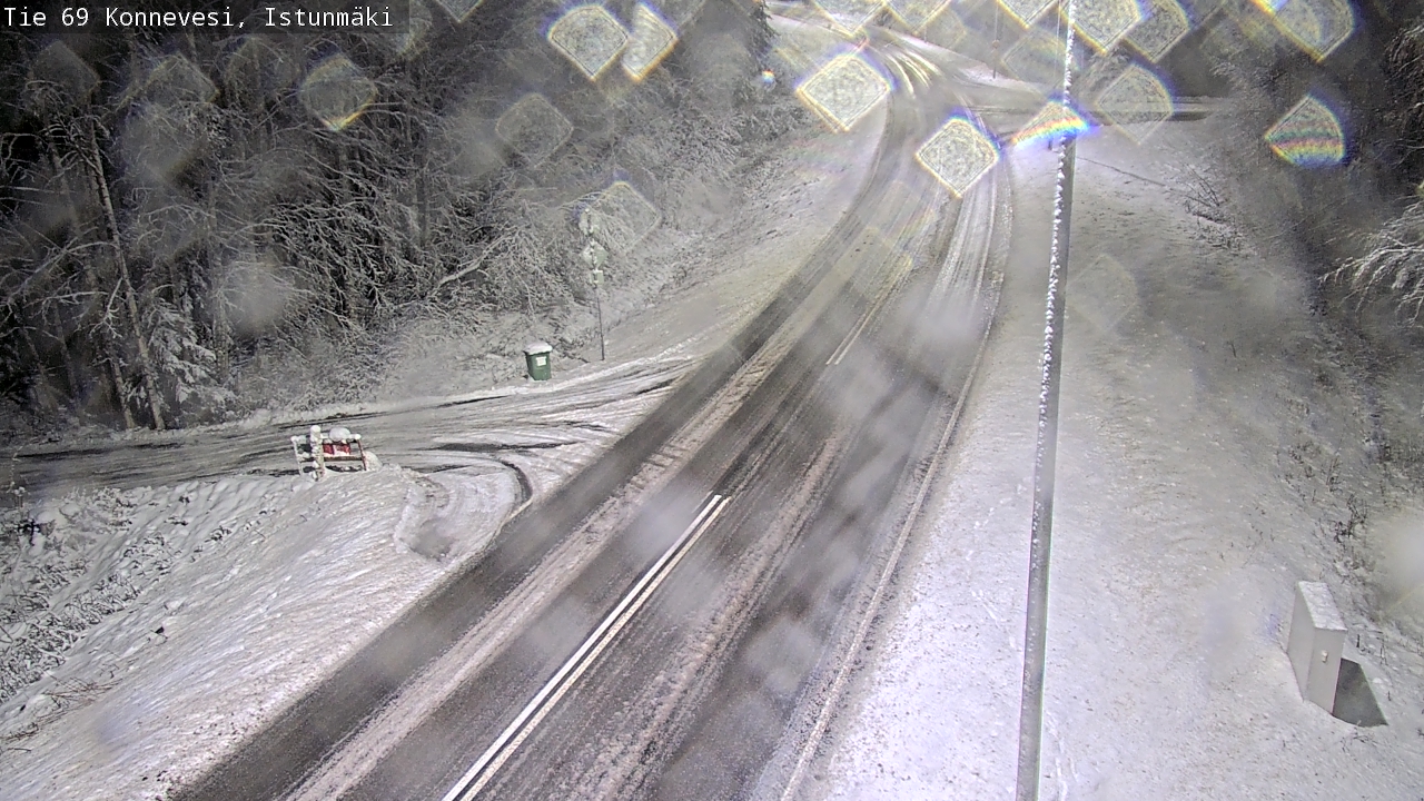 Weather Camera Image Väg 69 Konnevesi, Istunmäki, Konnevesi, Keski-Suomi