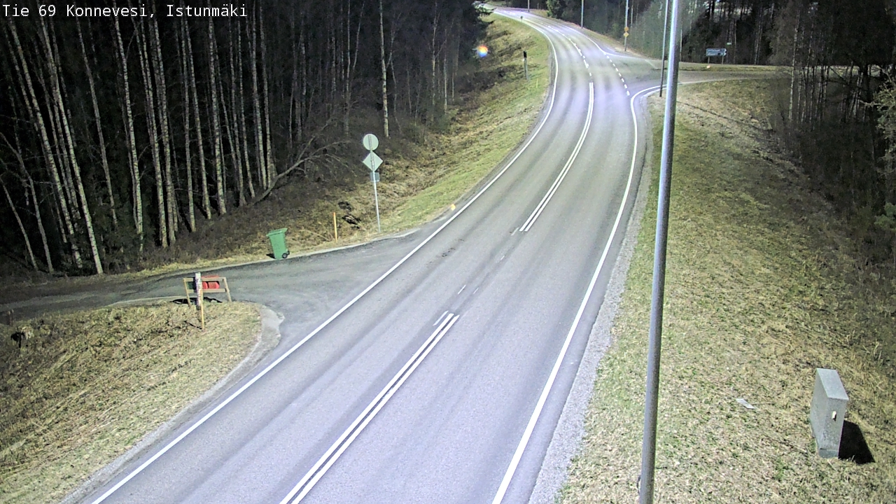 Weather Camera Image Road 69 Konnevesi, Istunmäki, Konnevesi, Keski-Suomi