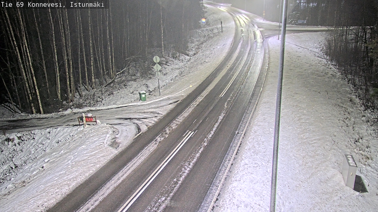 Weather Camera Image Väg 69 Konnevesi, Istunmäki, Konnevesi, Keski-Suomi