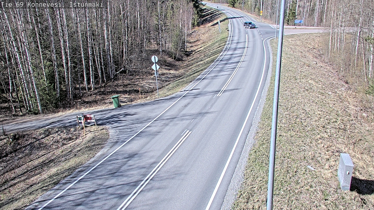 Weather Camera Image Väg 69 Konnevesi, Istunmäki, Konnevesi, Keski-Suomi