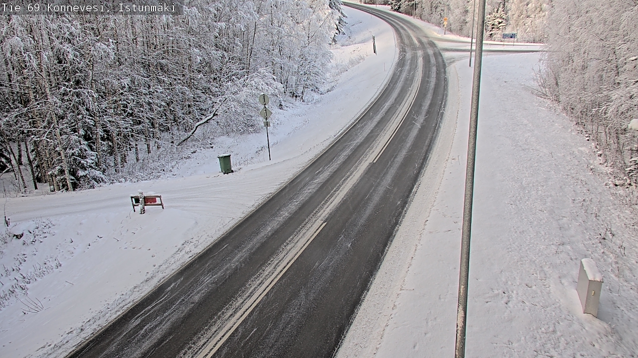 Weather Camera Image Road 69 Konnevesi, Istunmäki, Konnevesi, Keski-Suomi