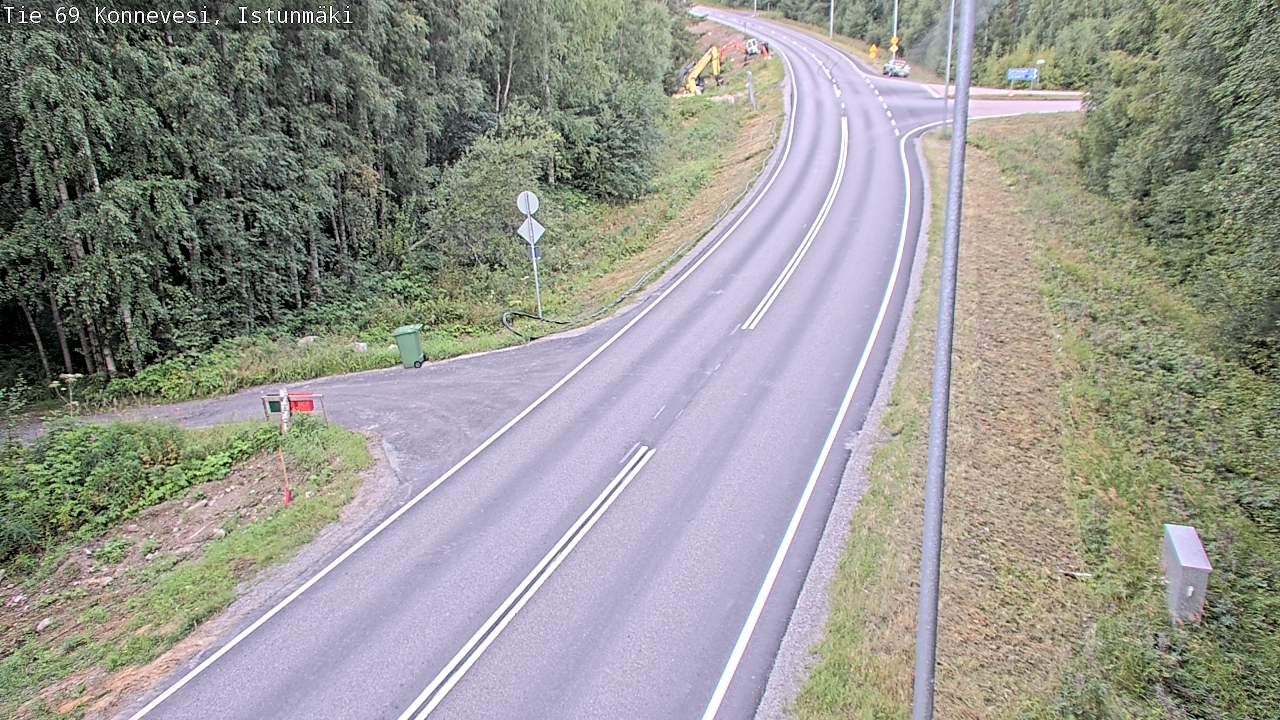Weather Camera Image Road 69 Konnevesi, Istunmäki, Konnevesi, Keski-Suomi
