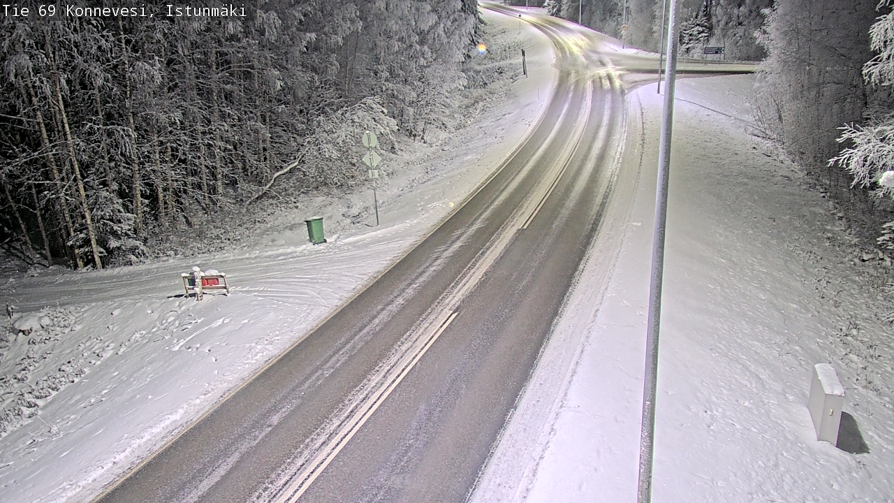 Weather Camera Image Road 69 Konnevesi, Istunmäki, Konnevesi, Keski-Suomi