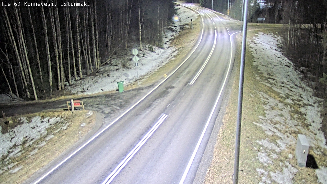 Weather Camera Image Väg 69 Konnevesi, Istunmäki, Konnevesi, Keski-Suomi