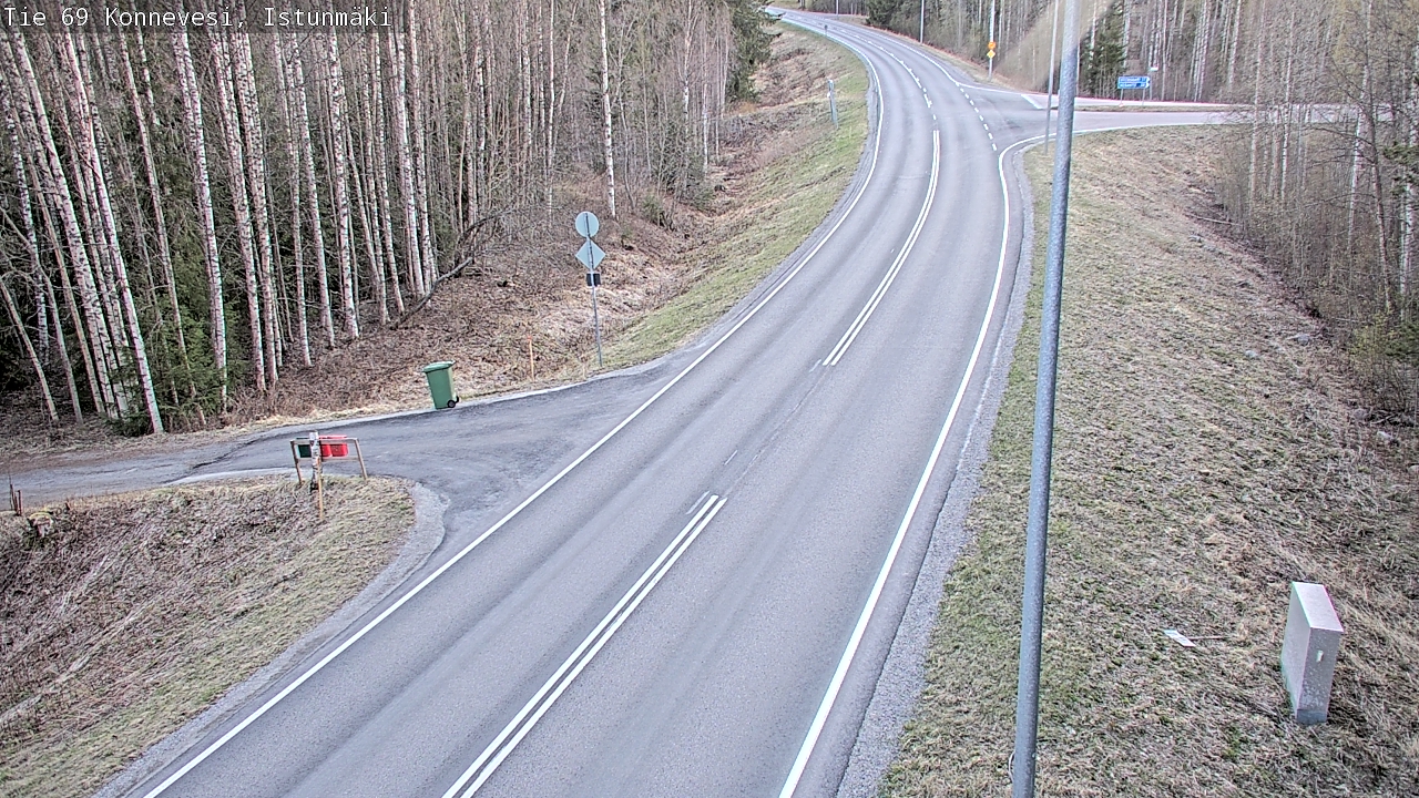 Weather Camera Image Väg 69 Konnevesi, Istunmäki, Konnevesi, Keski-Suomi