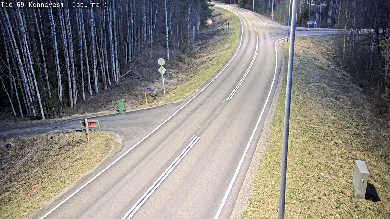Weather Camera Image Road 69 Konnevesi, Istunmäki, Konnevesi, Keski-Suomi