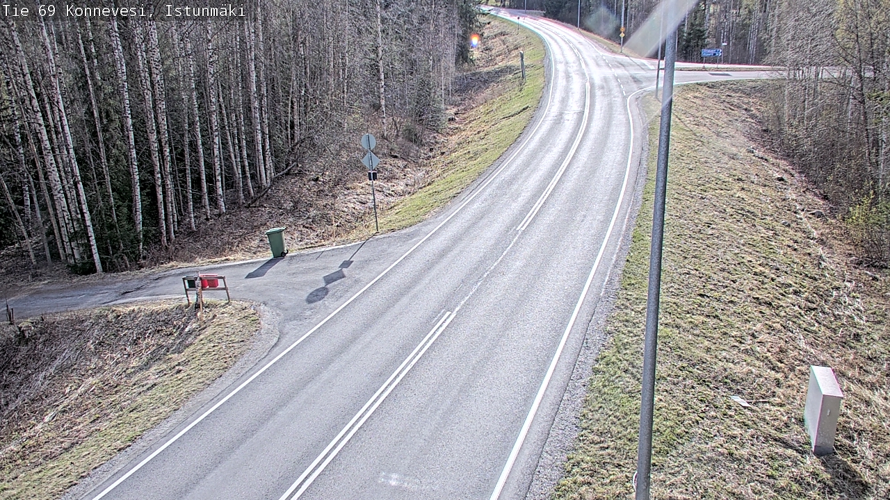 Weather Camera Image Väg 69 Konnevesi, Istunmäki, Konnevesi, Keski-Suomi