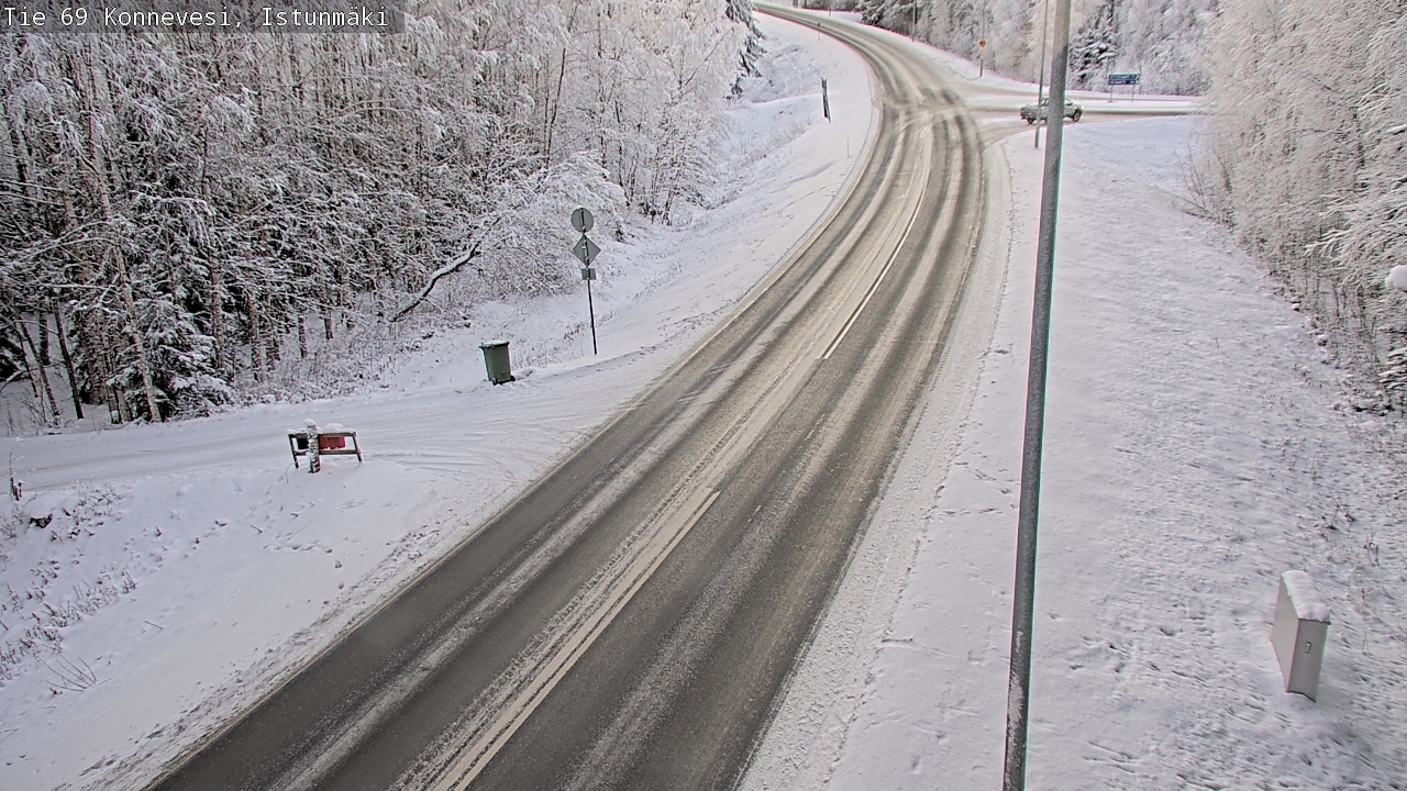 Weather Camera Image Road 69 Konnevesi, Istunmäki, Konnevesi, Keski-Suomi