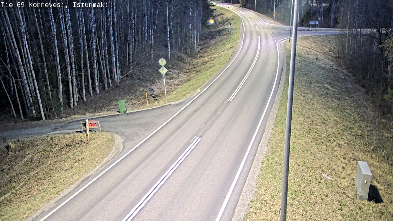 Weather Camera Image Väg 69 Konnevesi, Istunmäki, Konnevesi, Keski-Suomi