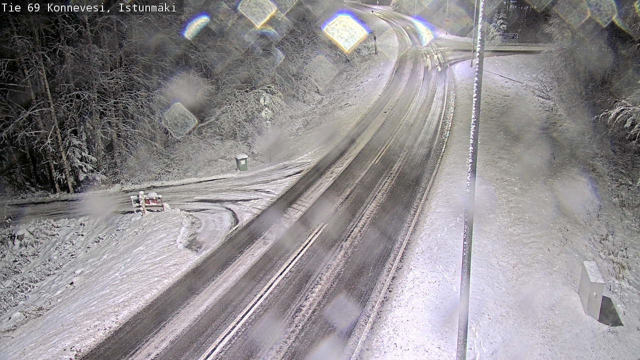 Weather Camera Image Väg 69 Konnevesi, Istunmäki, Konnevesi, Keski-Suomi