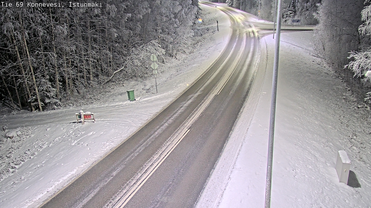 Weather Camera Image Road 69 Konnevesi, Istunmäki, Konnevesi, Keski-Suomi