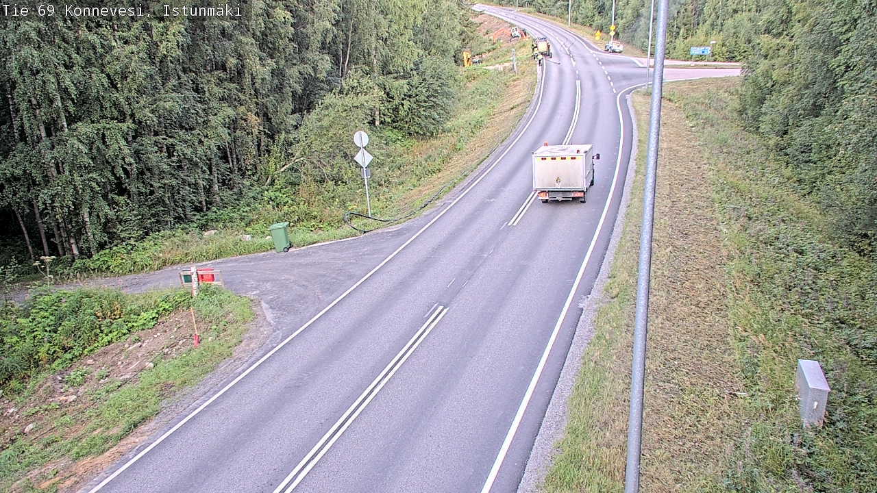 Weather Camera Image Road 69 Konnevesi, Istunmäki, Konnevesi, Keski-Suomi