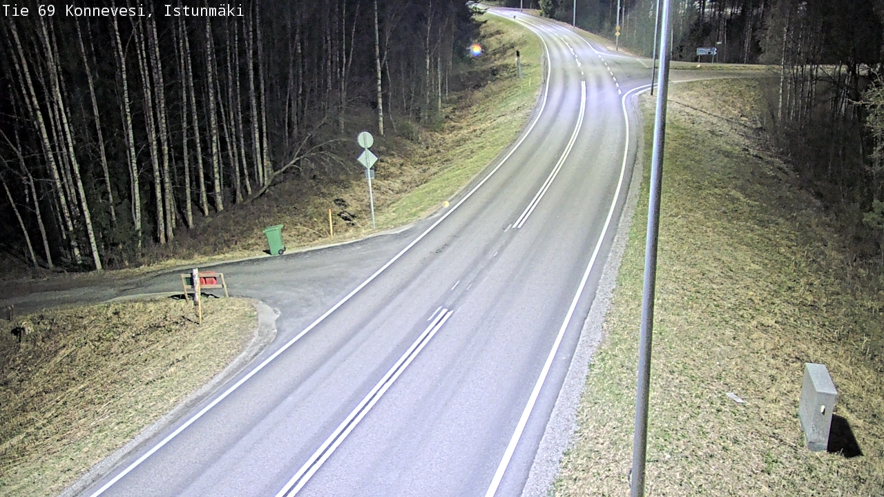 Weather Camera Image Road 69 Konnevesi, Istunmäki, Konnevesi, Keski-Suomi