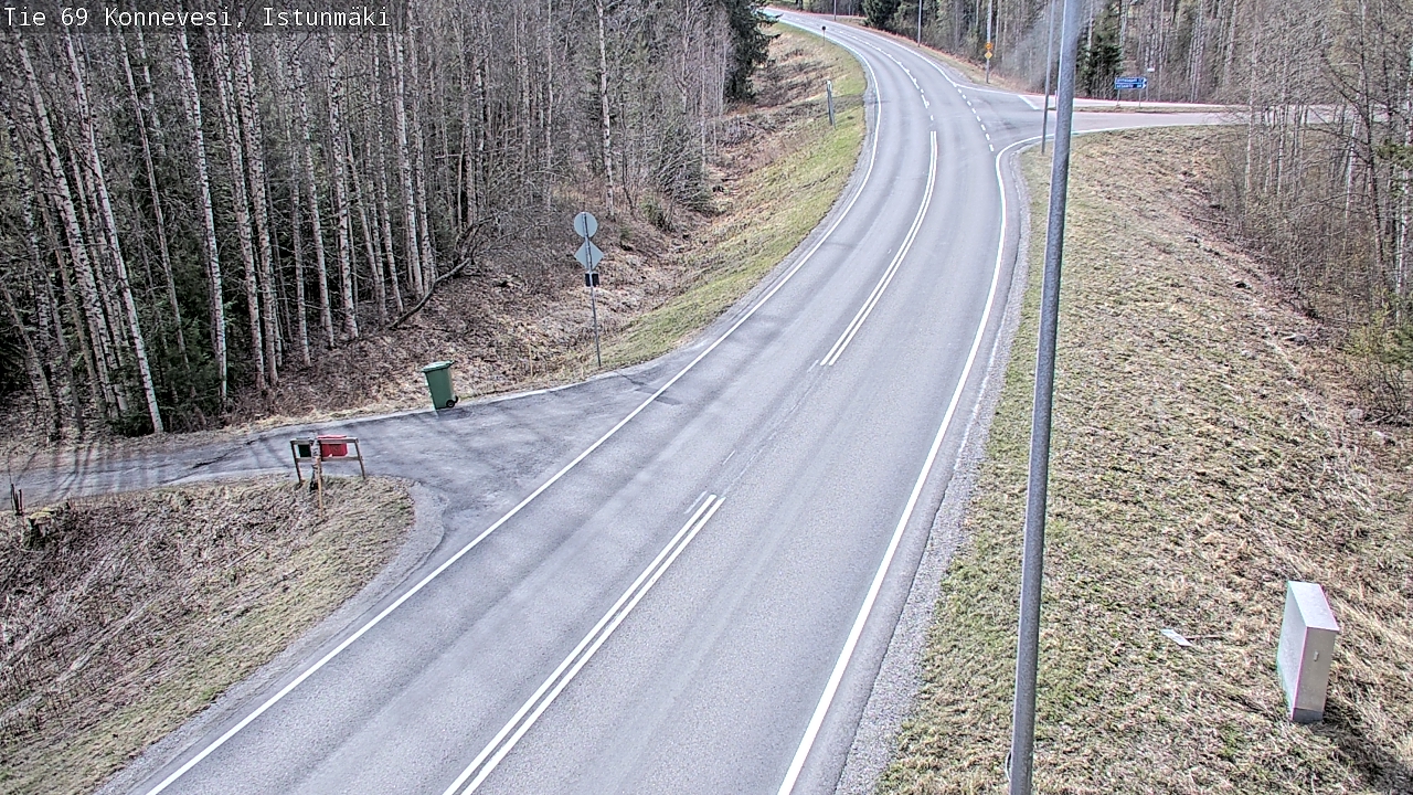 Weather Camera Image Väg 69 Konnevesi, Istunmäki, Konnevesi, Keski-Suomi